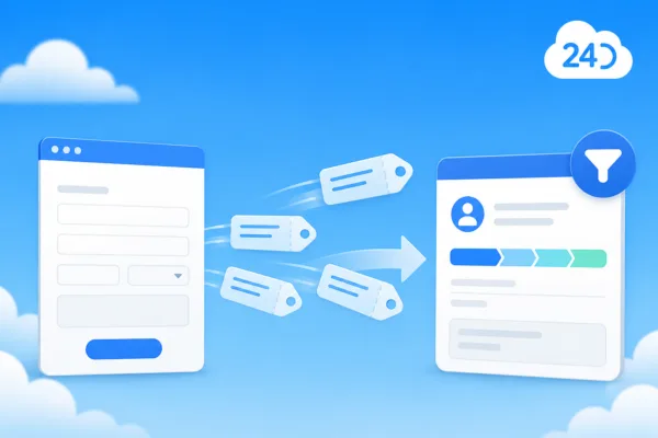 Заявки с сайта в сделку: UTM доходят до CRM или теряются в форме